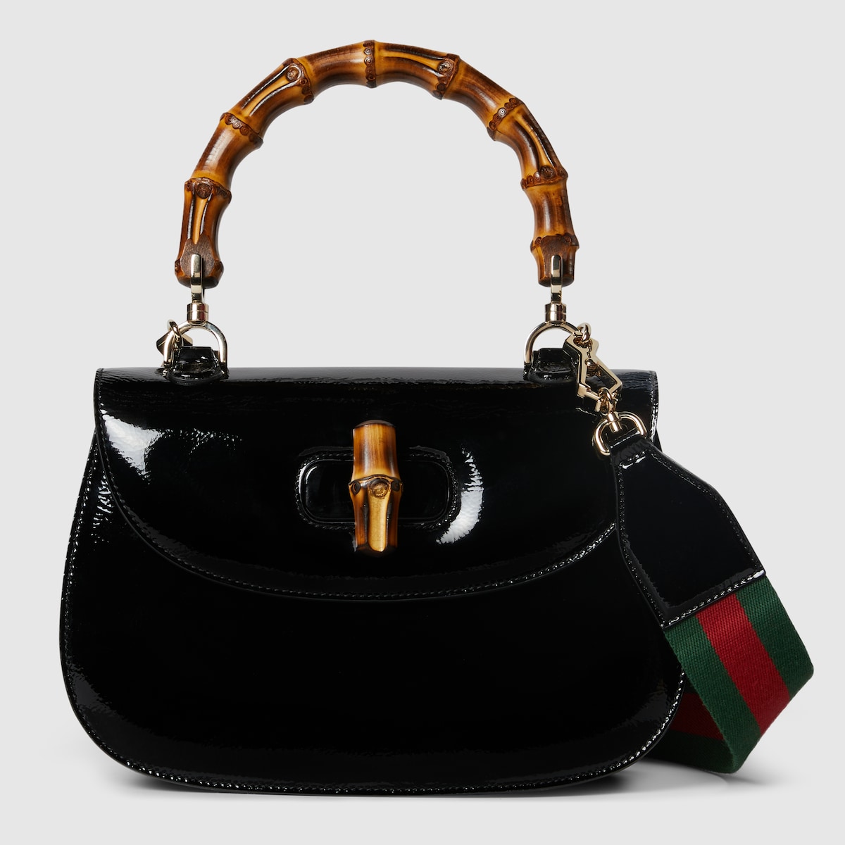 大幅値下げ中！！美品✨ グッチ バンブー ブラック レザー 革 腕掛け A4◎ GUCCI】グッチ ニューバンブー 254884 ショルダーバッグ レザー