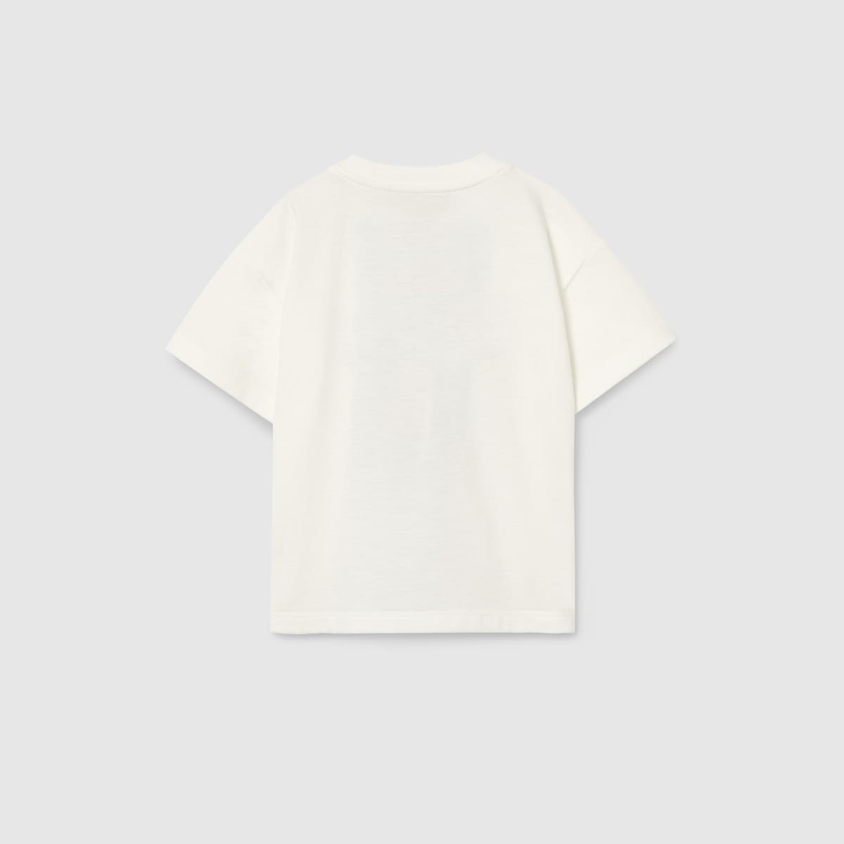 Baby printed cotton T-shirt in white | GUCCI® US