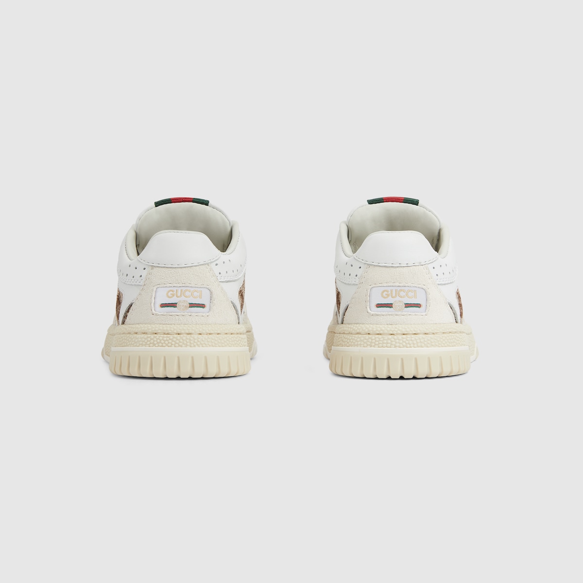 Gucci White Leather and Mesh Kids Sandals Size 28 | Designer
