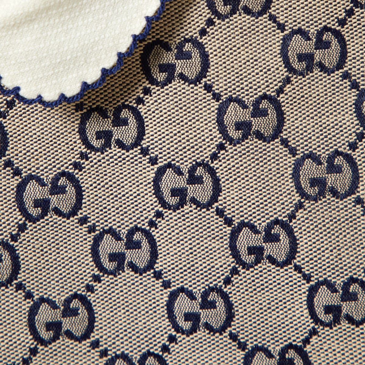 Children's GG canvas dress in beige and blue | GUCCI® US