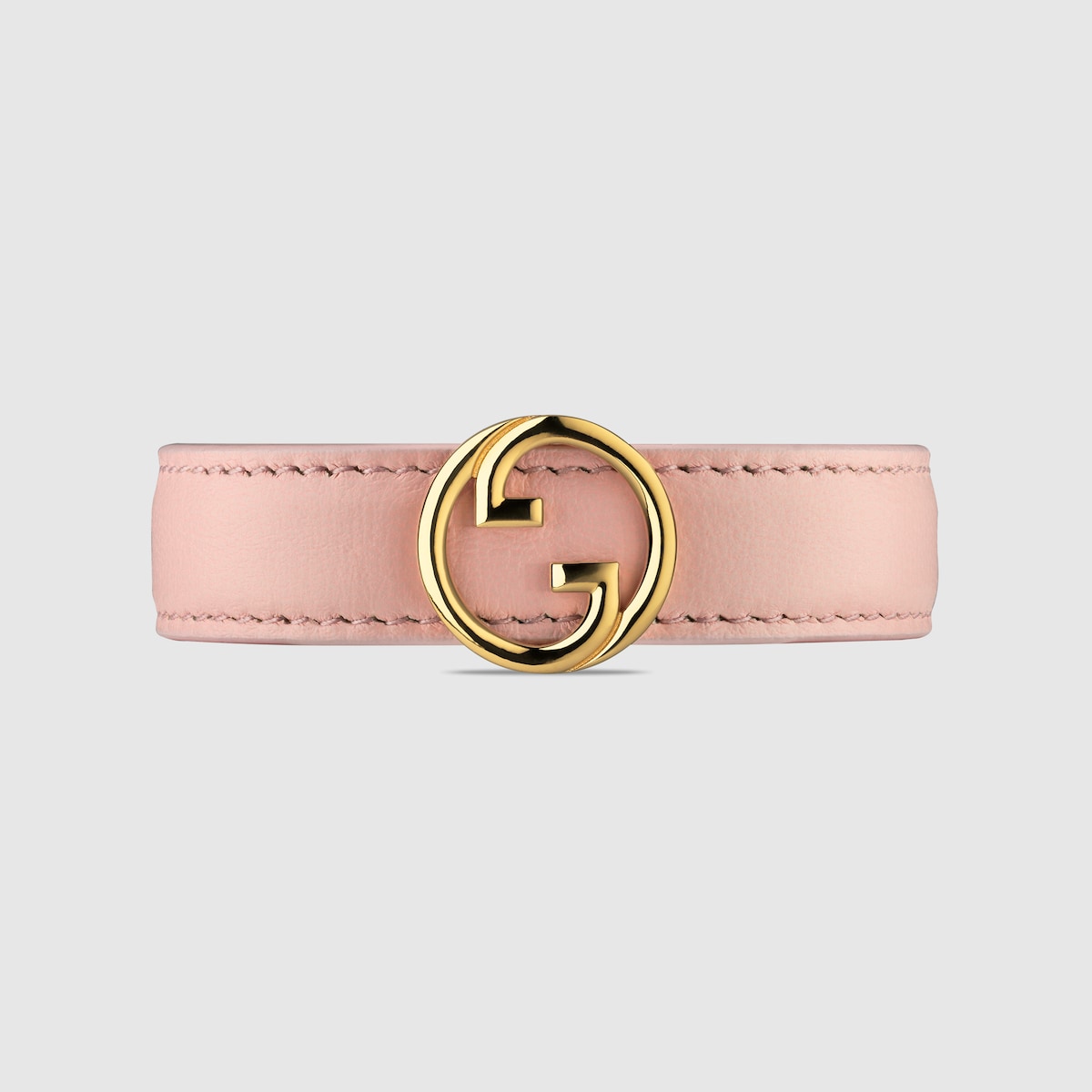 Gucci Blondie bracelet in light pink leather | GUCCI® US