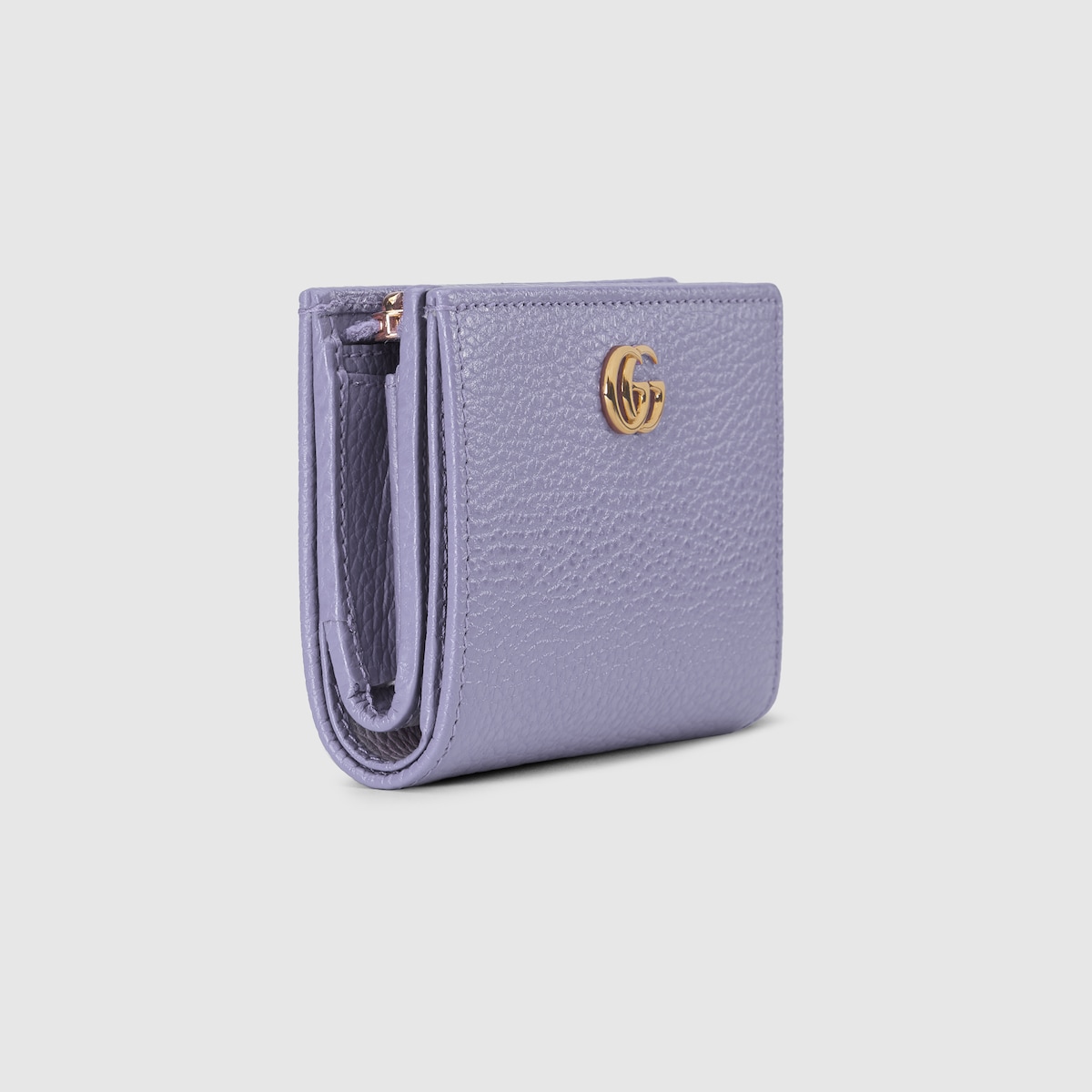 GUCCI グレー レザー 二つ折り財布 グッチ GUCCI 財布 メンズ レディース 二つ折り財布 グレー