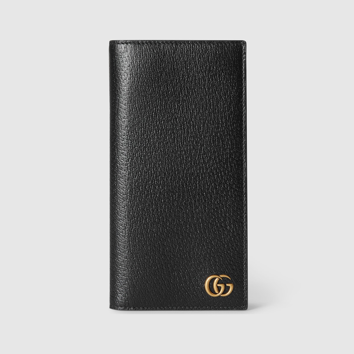 GG Marmont long wallet in black leather | GUCCI® US