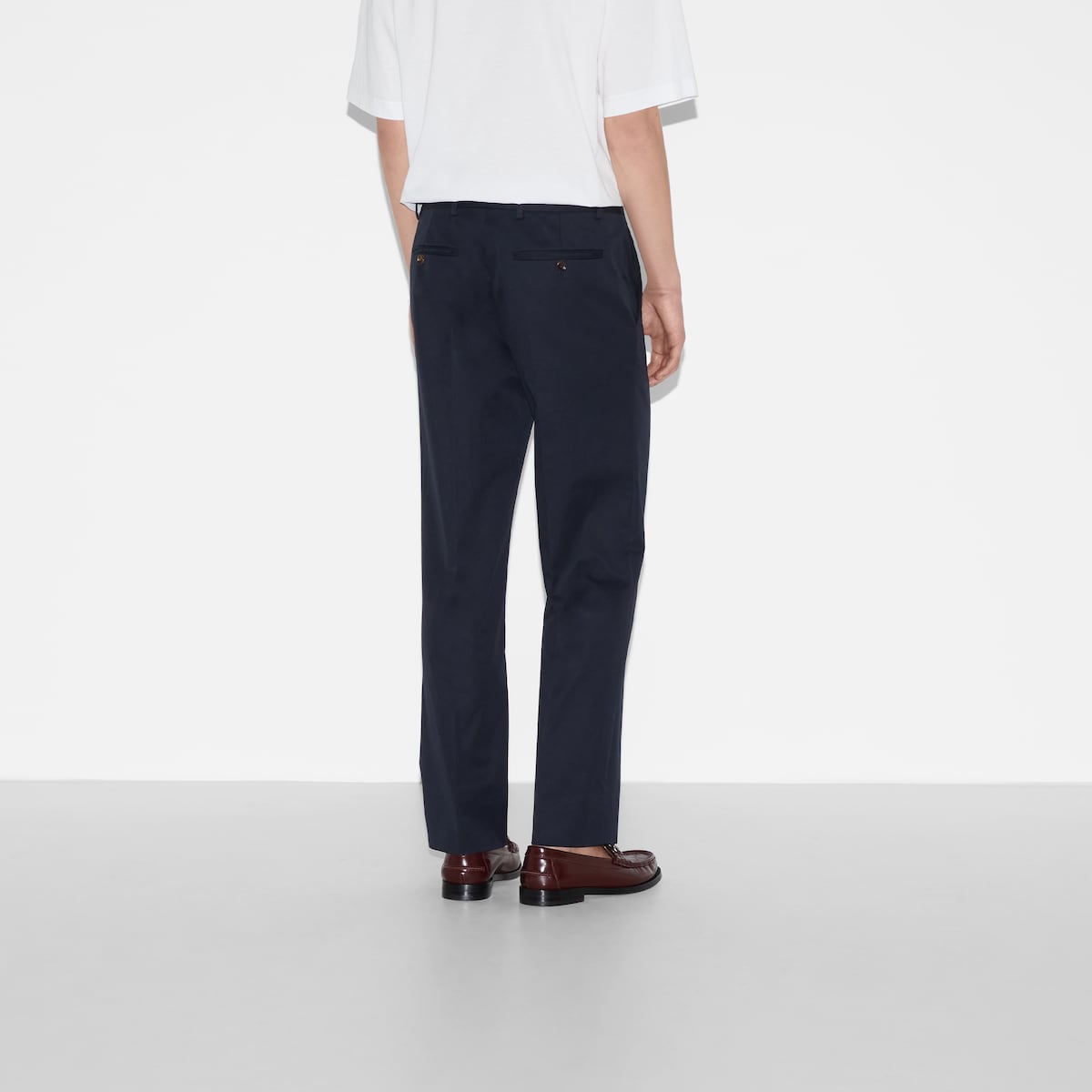 Double cotton twill pant with Web