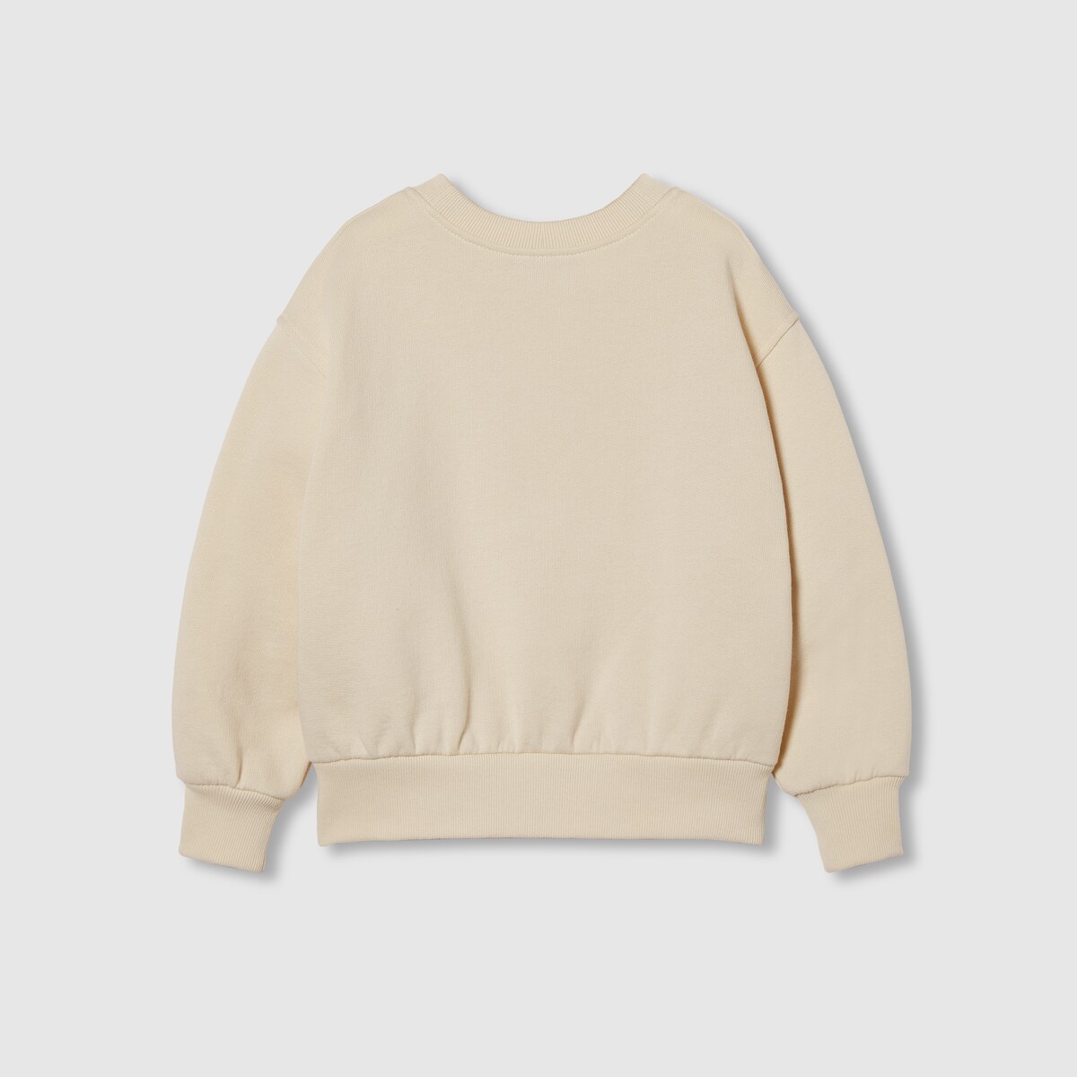Felpa bambino in cotone stampato in bianco | GUCCI® Italia