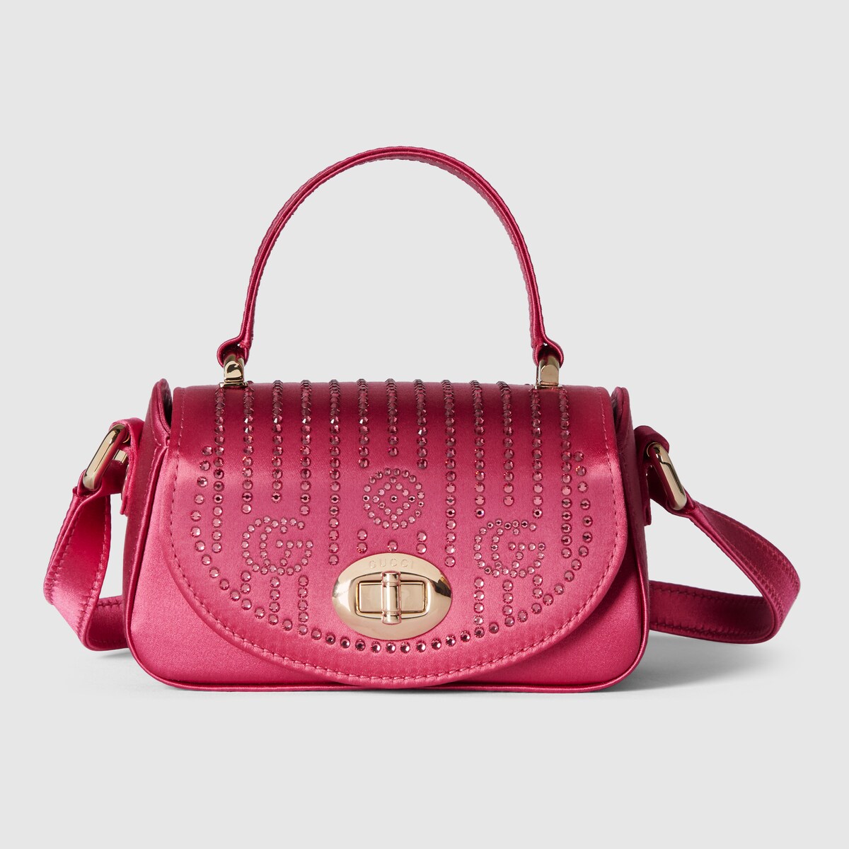 Gucci pink crocodile bag sale