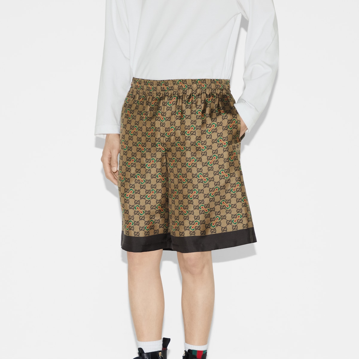 Gucci satin shorts hot sale
