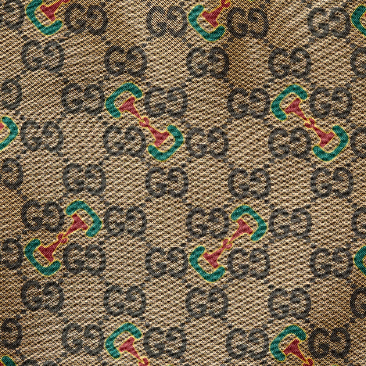 パンツ GUCCI Horsebit print pants Gucci - Horsebit printed wide-leg silk pants Gucci