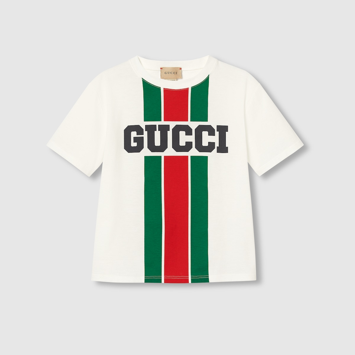 Children's printed cotton T-shirt in white | GUCCI® US