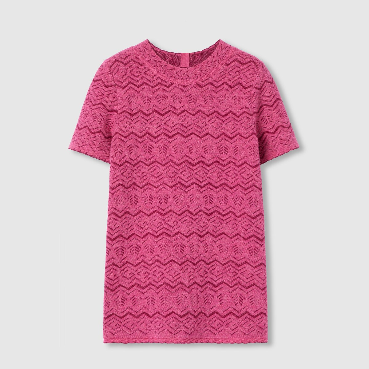 Children s floral G wool dress in dark pink GUCCI Canada