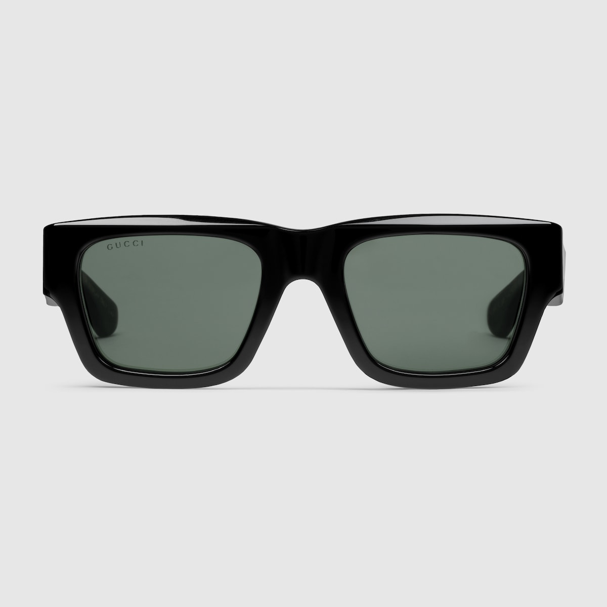サングラス GUCCI Rectangular Sunglasses in glossy black Rectangular frame sunglasses in black | GUCCI® US