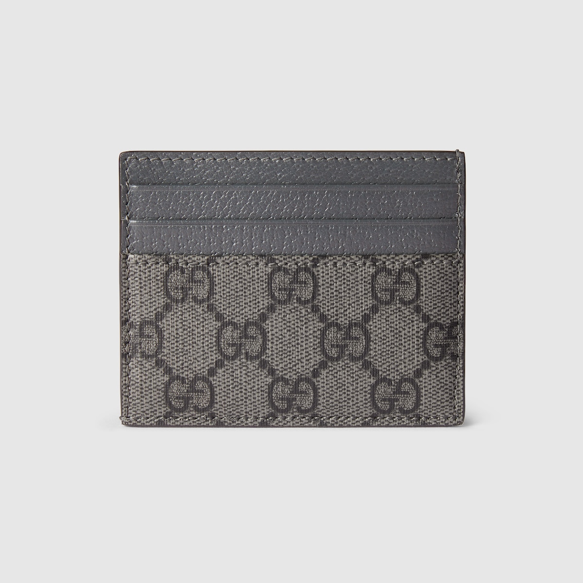 Ophidia GG Kartenetui in grauer und schwarzer GG Supreme | GUCCI® DE