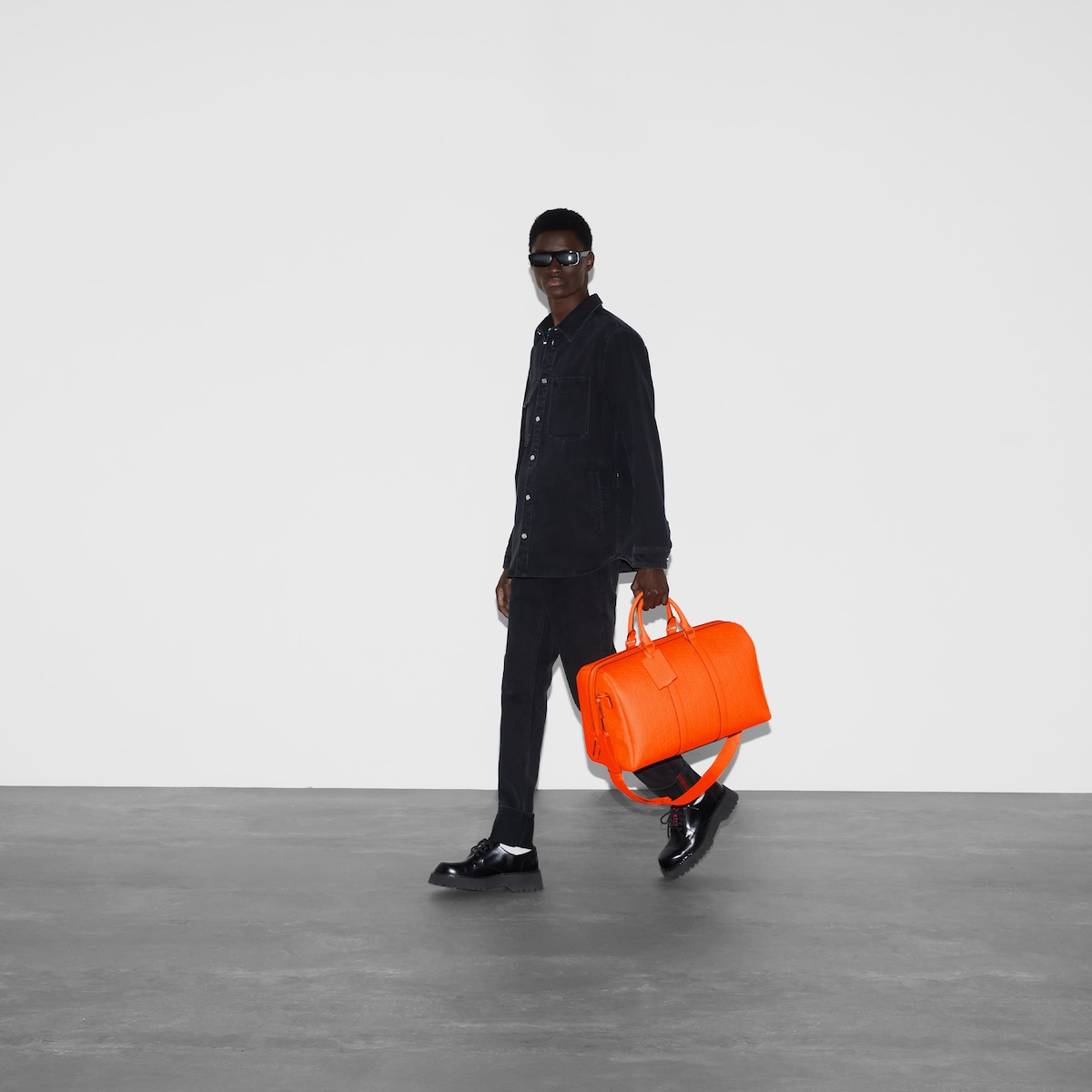 Orange duffle bag online