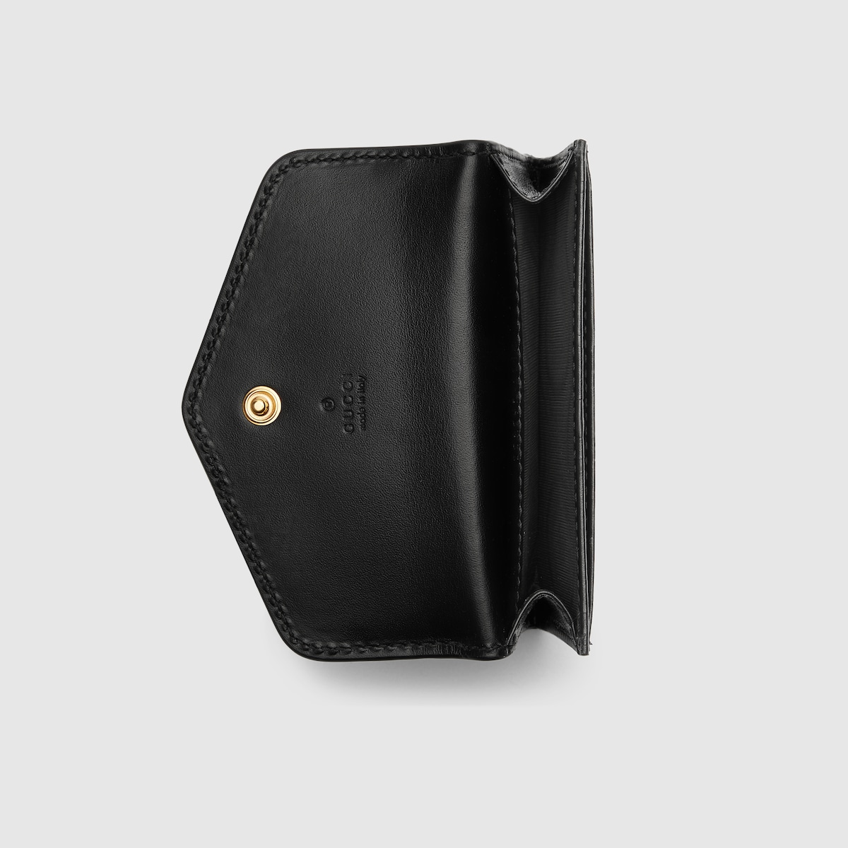 GG card case in black GG leather | GUCCI® US