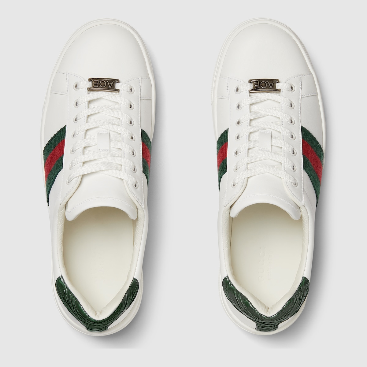 Women's Gucci Ace sneaker wiith Web in white leather | GUCCI® US