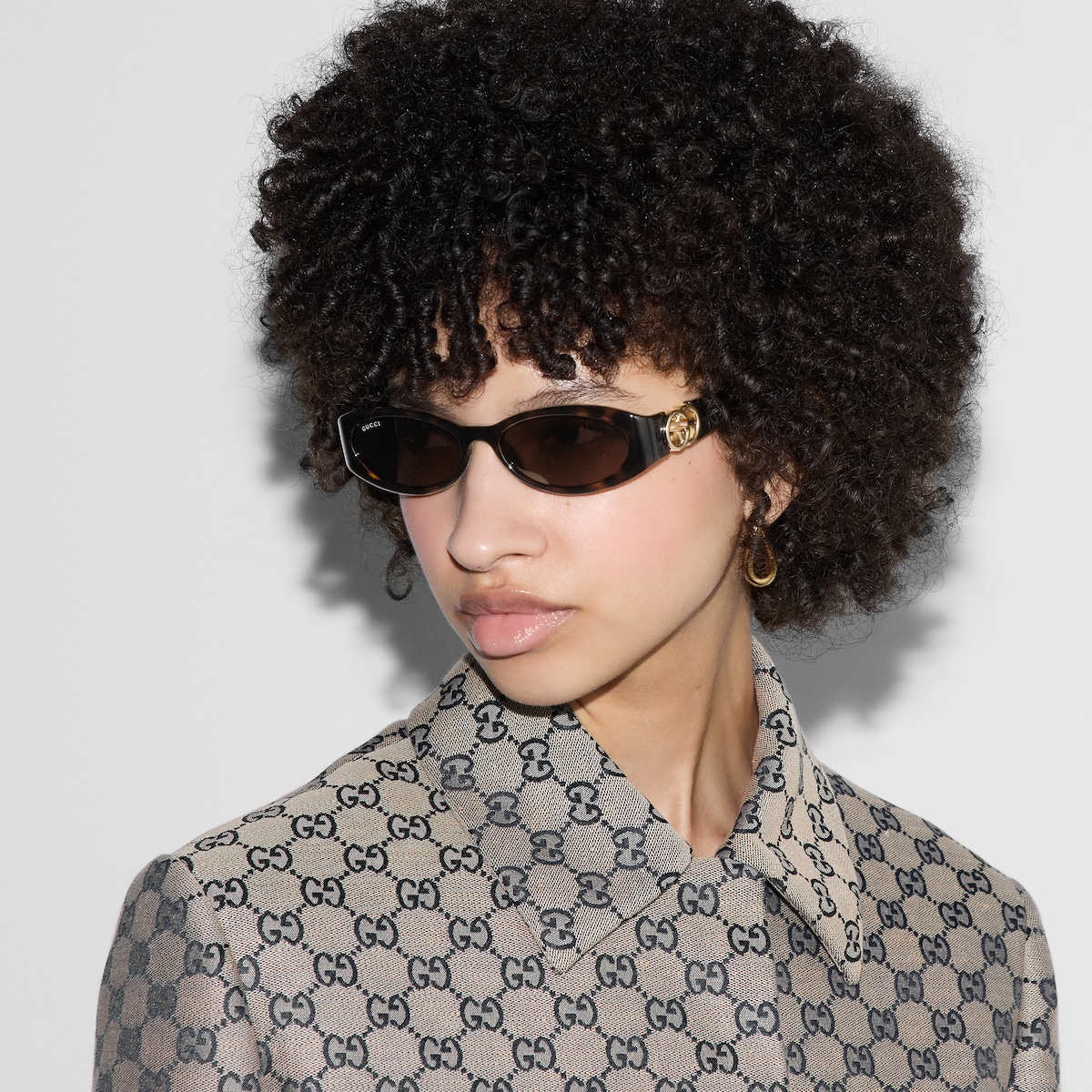 Gucci urban folk oval sunglasses online