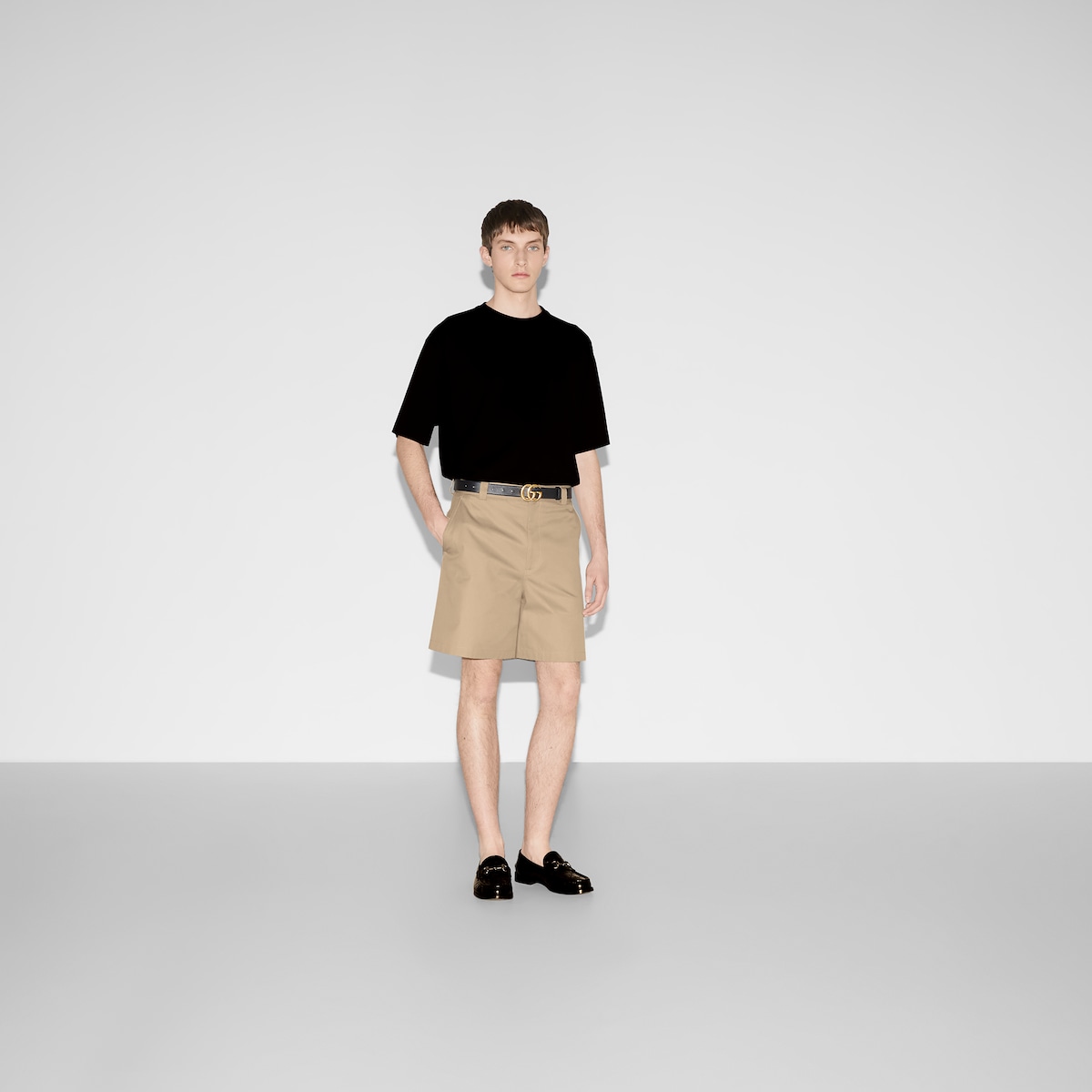 Cotton jersey T-shirt with embroidery