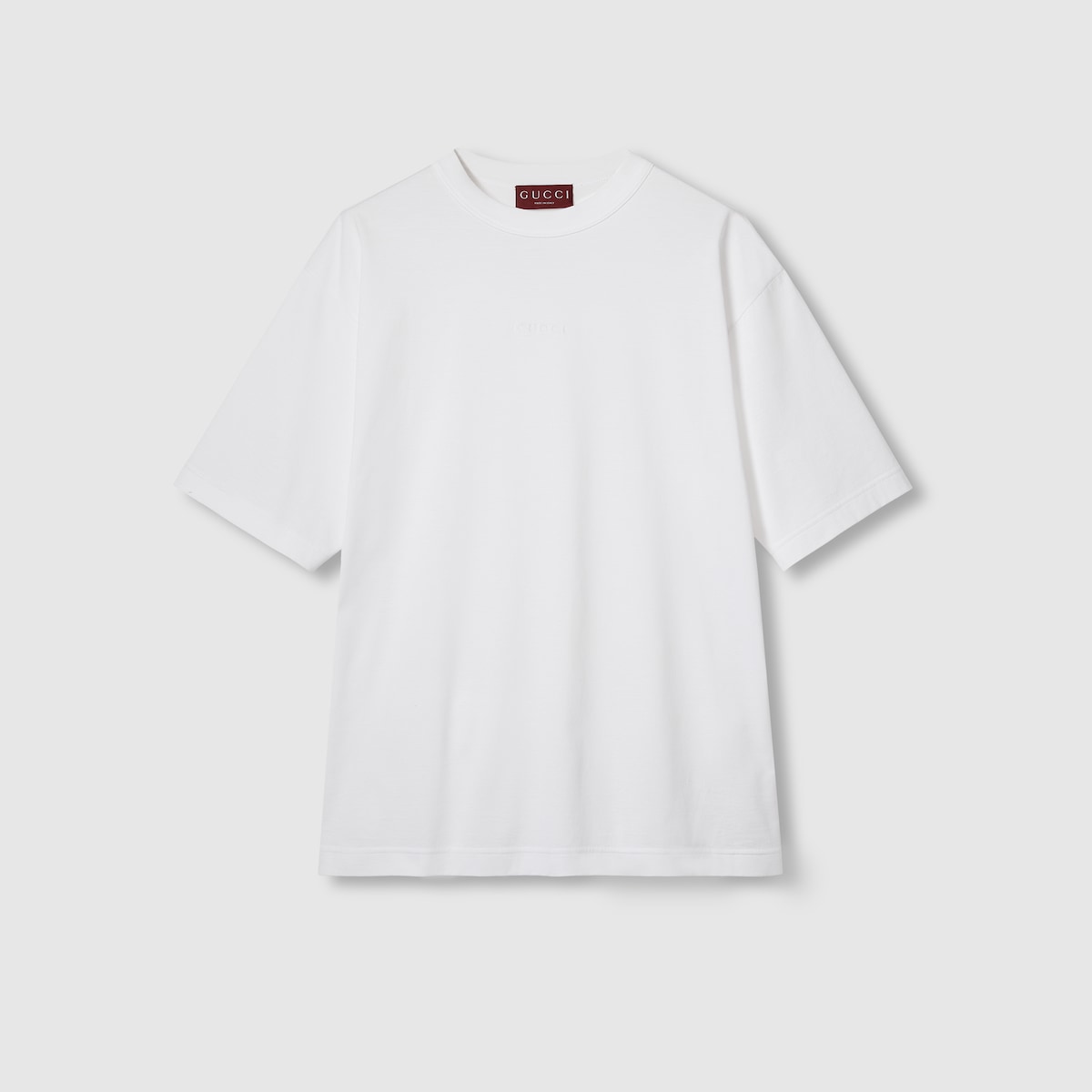 Tシャツ・カットソー GUCCI FW24 STRETCH COTTON POPLIN SHIRT (791735 262429000) Stretch cotton poplin shirt in white | GUCCI® CA