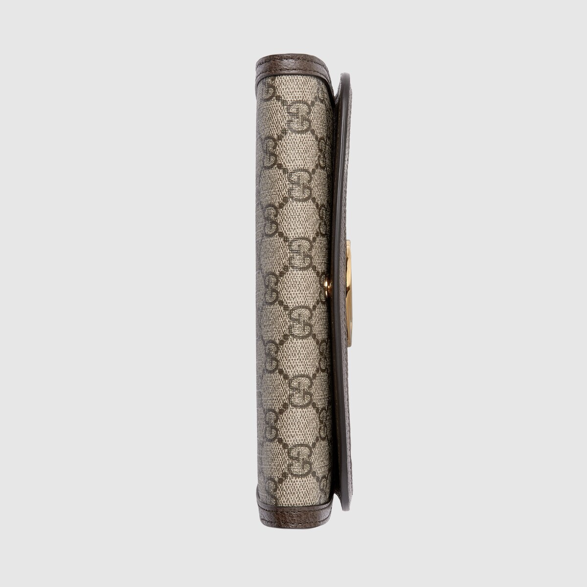 Gucci Blondie continental chain wallet in beige and ebony Supreme 