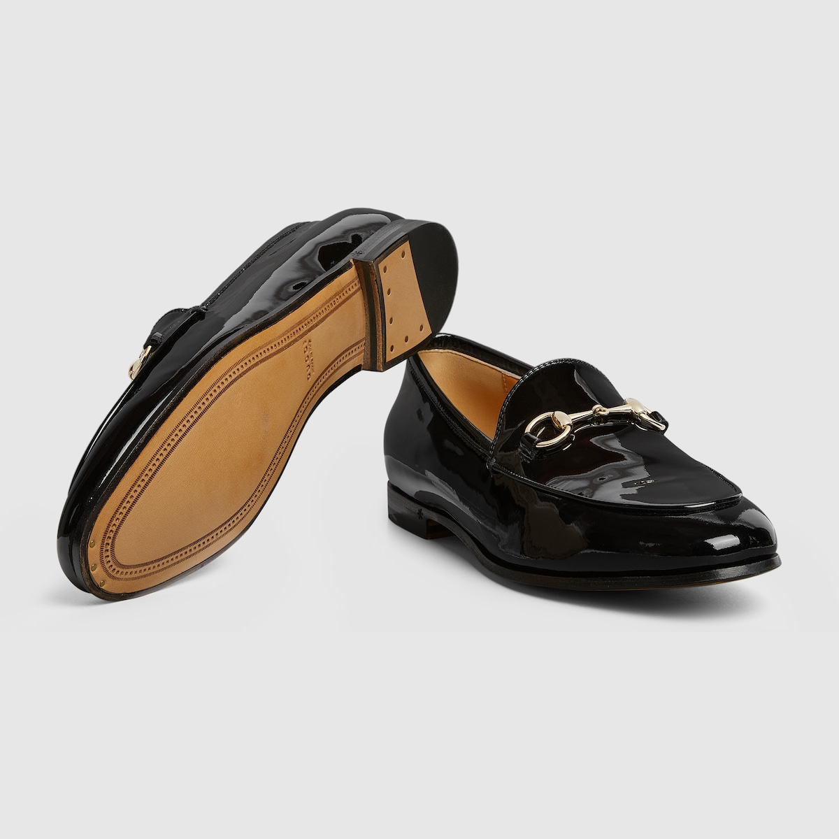 Gucci patent leather loafers best sale