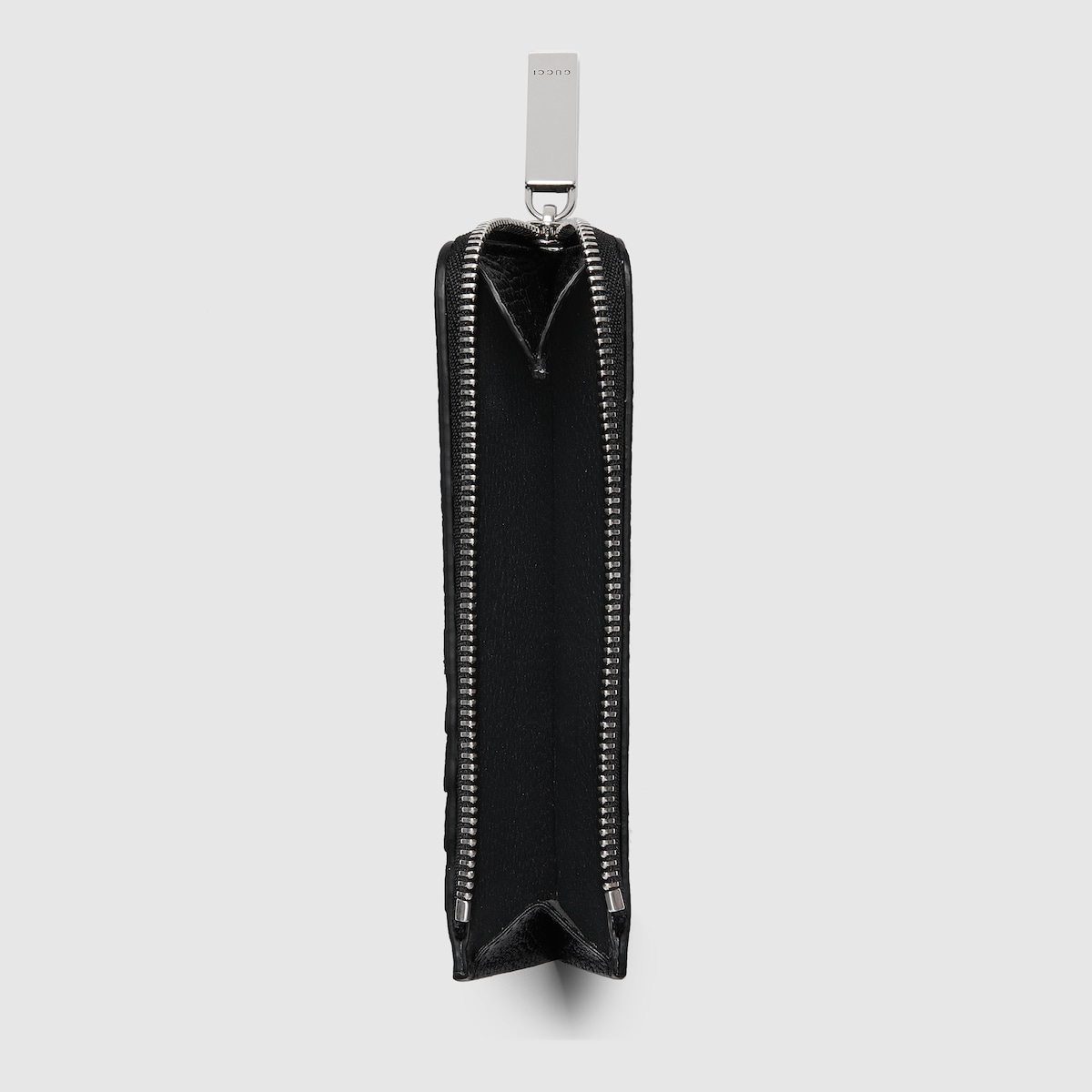 Coin wallet with Gucci logo in black leather | GUCCI® US