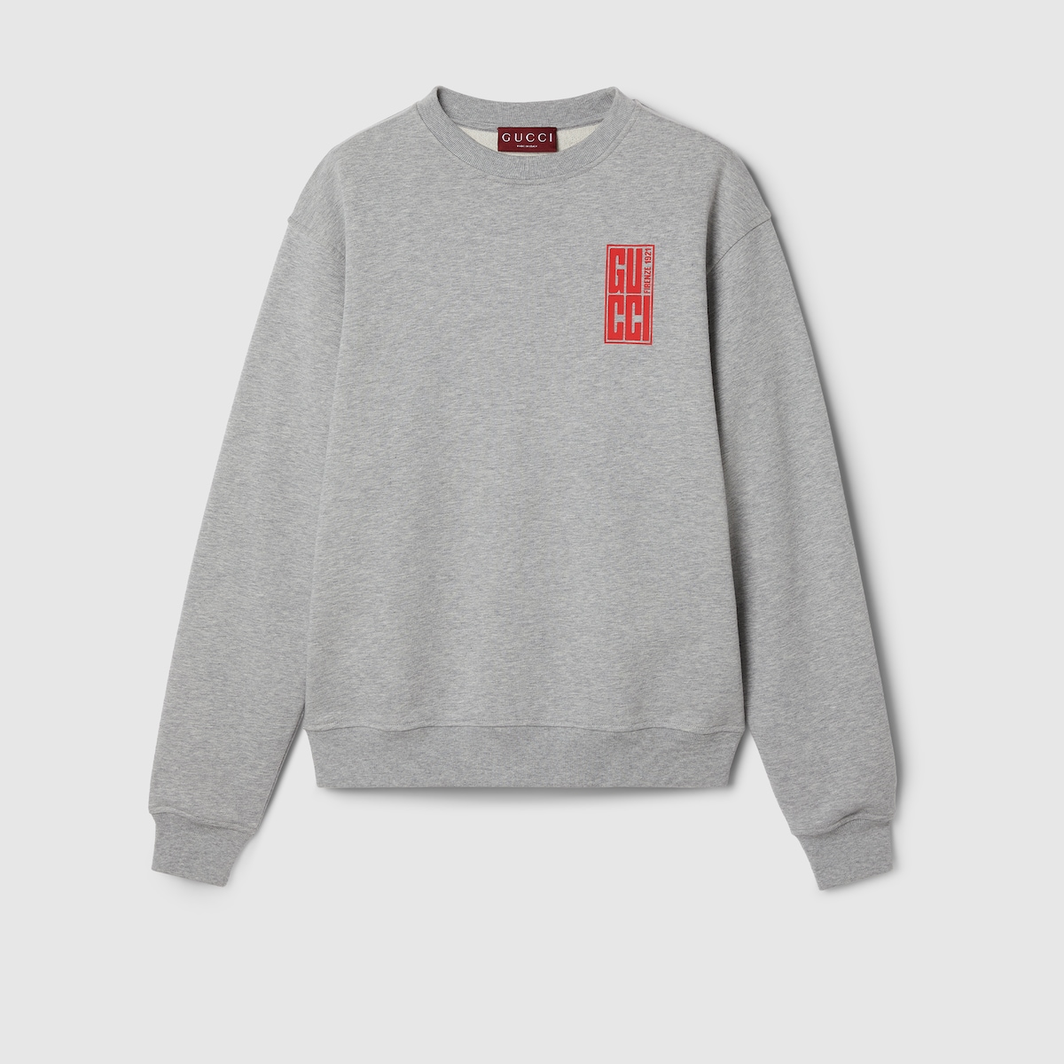 Gucci grey sweatshirt best sale