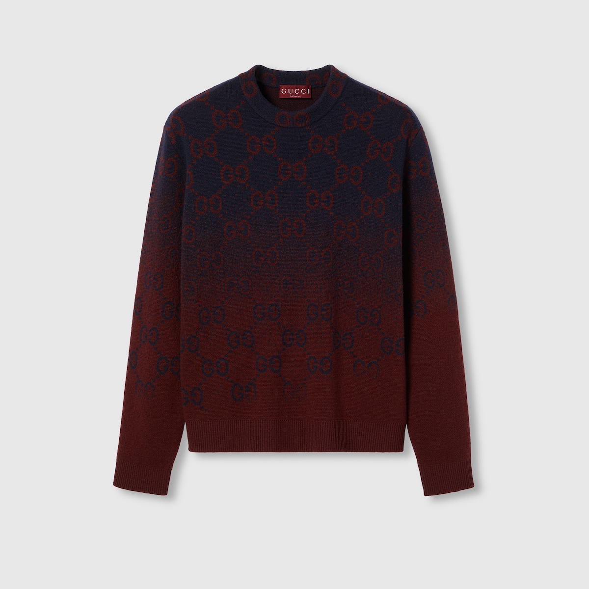 【新品未使用】GUCCI GG総柄 ウールセーター　692900 ブラック GG インターシャ ウール セーター ・ブラック | GUCCI公式