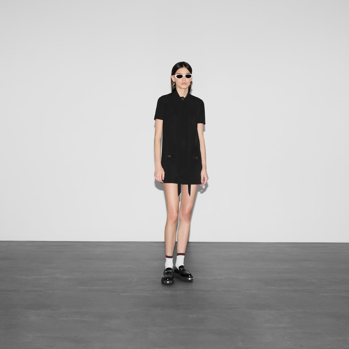 ワンピース Gucci SILK CADY MID-LENGHT DRESS GUCCI - Silk Cady Mid-Length Dress – The Sale Sisters