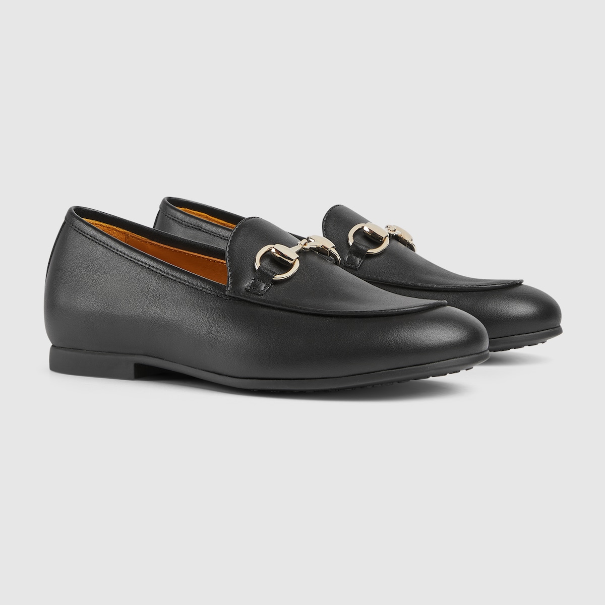 Children's loafer with Horsebit in black leather - thumbnail 5