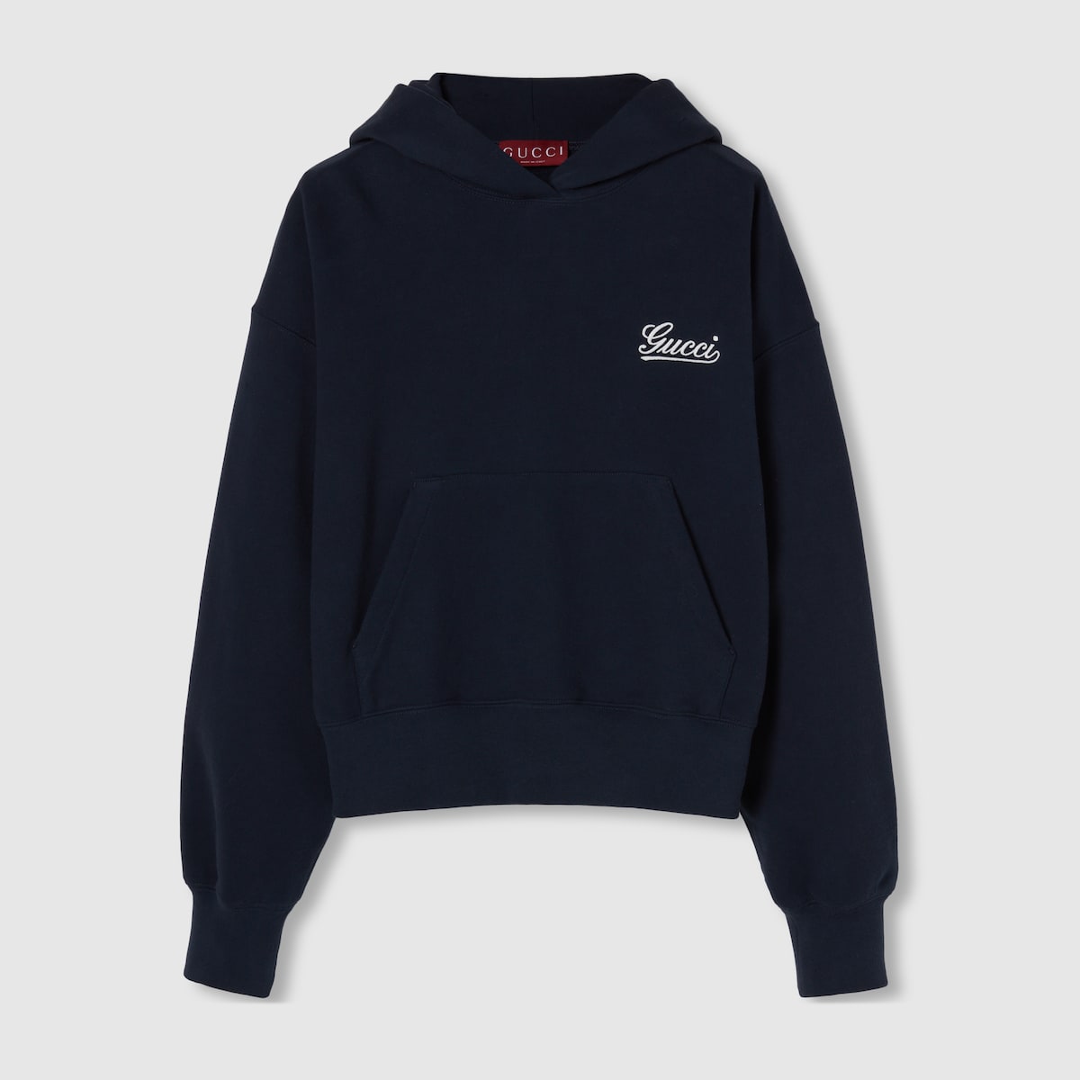 パーカー・フーディ Gucci Hooded Sweatshirt Viscose jersey hooded sweatshirt in grey | GUCCI® US