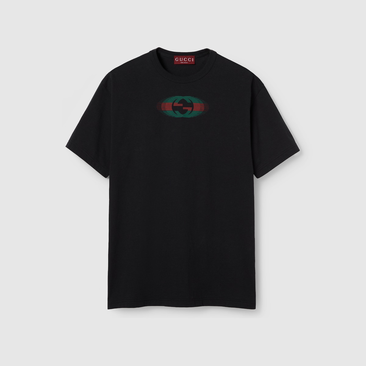 GUCCI Cotton Jersey T shirt Size XXL Black