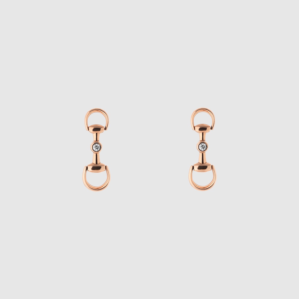 激安単価で 18k Horsebit diamond earrings in 18k rose gold | GUCCI® US ハンドバッグ