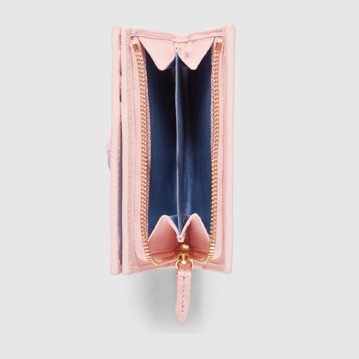 美品　定価99000 現行 グッチ　gucci 財布　ピンク　ブルー　ダブルG 美品 定価99000 現行 グッチ gucci 財布 ピンク ブルー ダブルG 美品