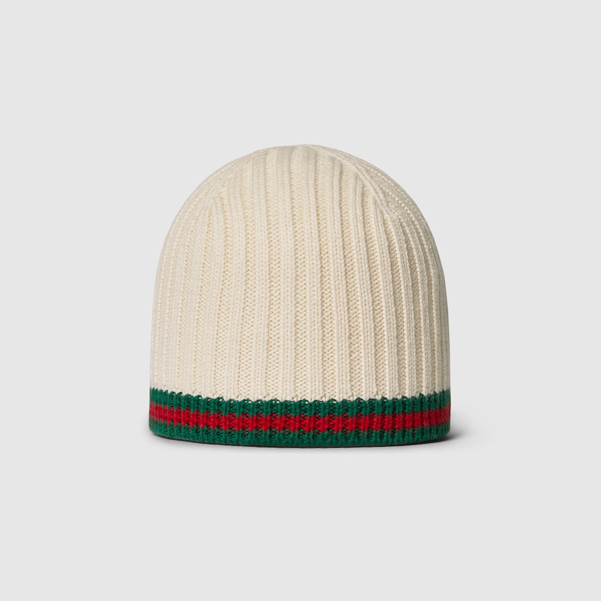 Cappello neonato in lana in color gesso GUCCI Italia