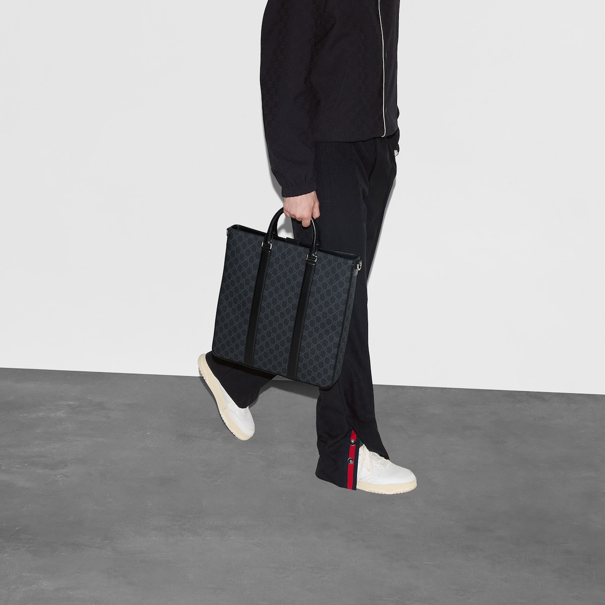 GG Black large tote bag