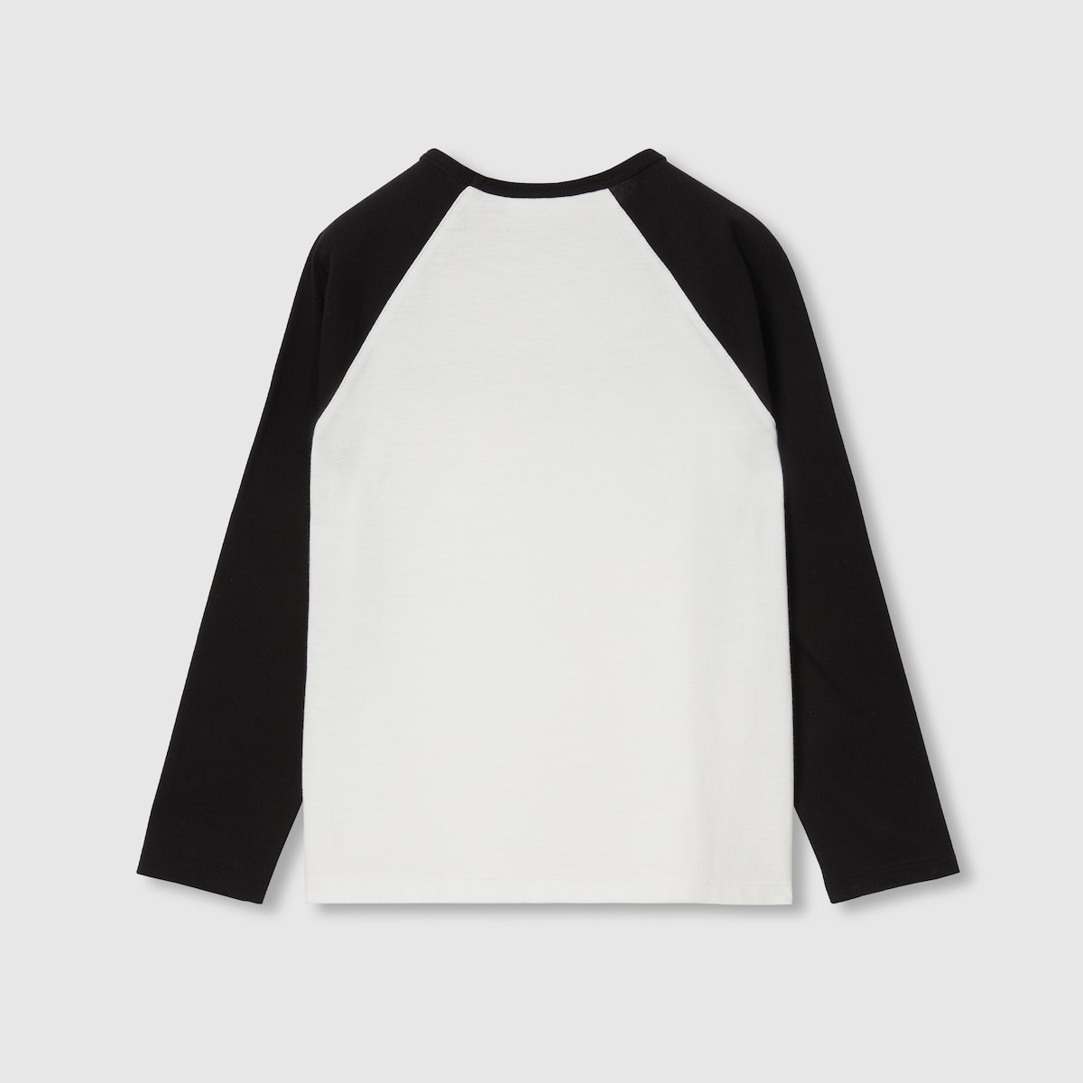 チルドレンズ〕ウェブ ストライプ コットン Tシャツホワイト＆ブラック  