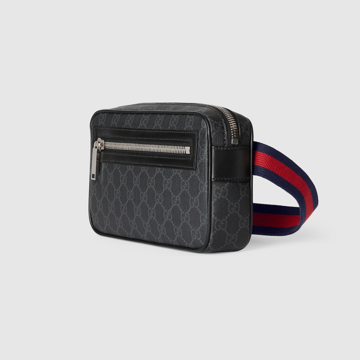 GG ブラック〕スモール ベルトバッグ ・ブラック GGスプリーム