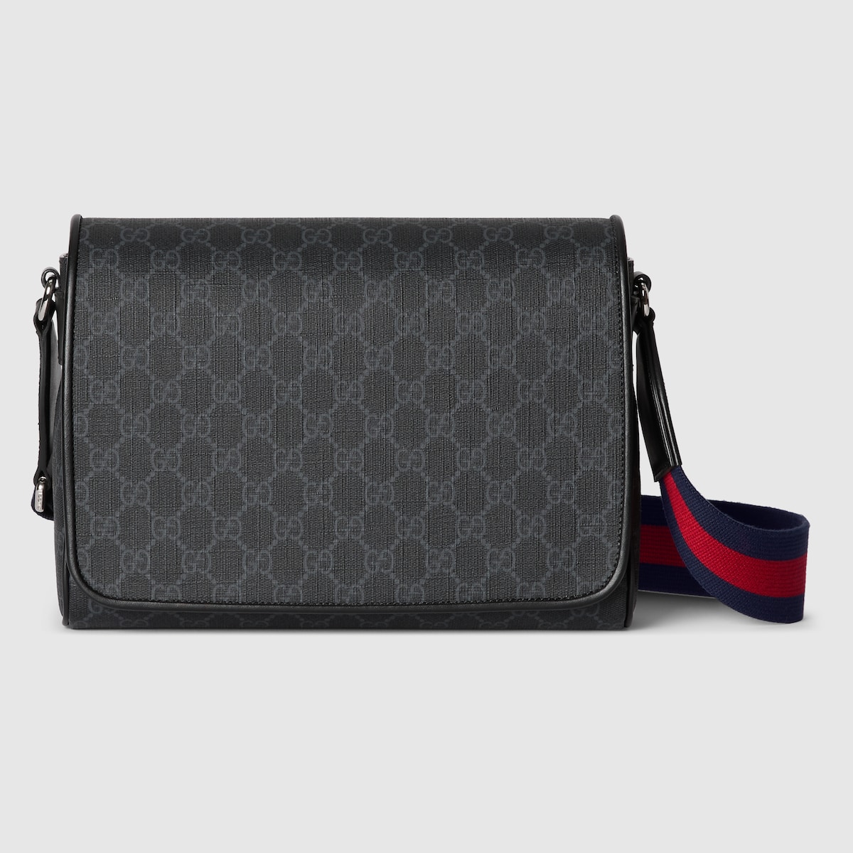 GG crossbody bag in black GG Supreme GUCCI AE