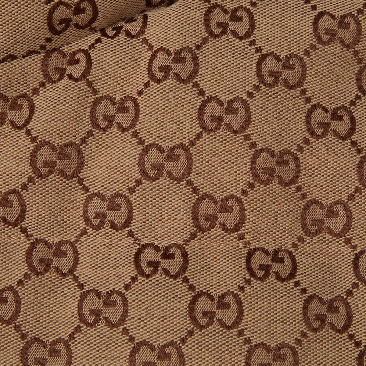 GG canvas bomber jacket in camel and ebony - thumbnail 2