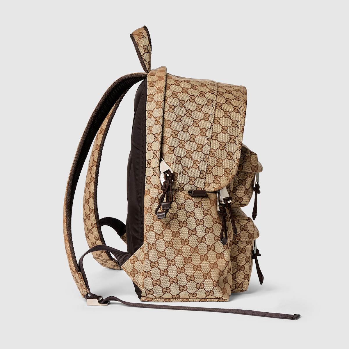 Gucci canvas backpack hotsell