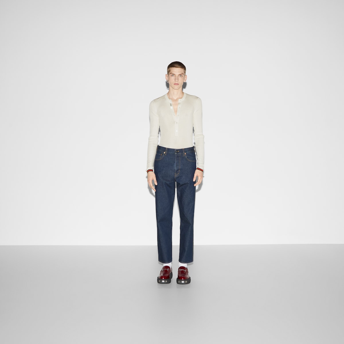 Pantalones de mezclilla cortos inazul oscuro GUCCI MX