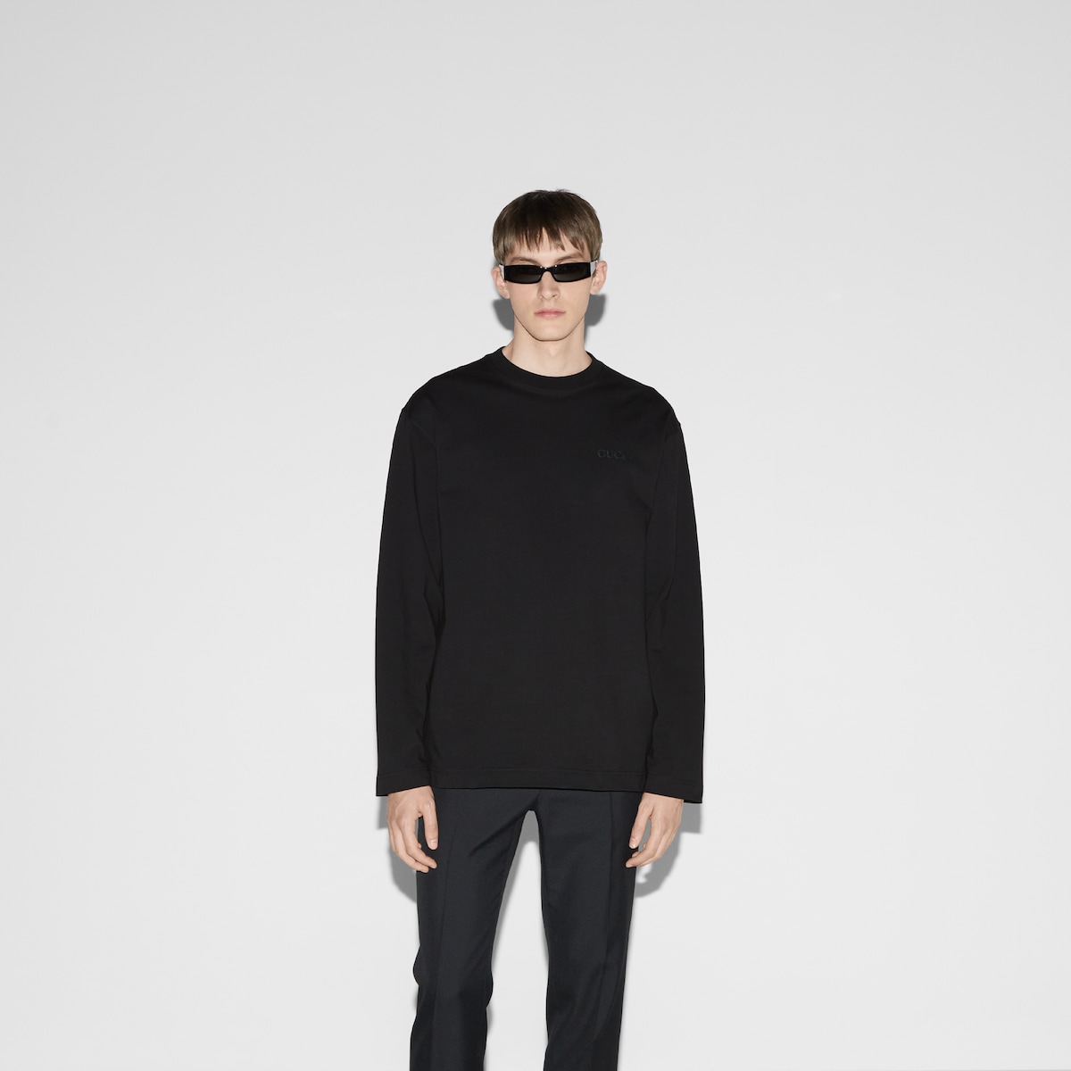 Tシャツ・カットソー HUECLOSET NWO Pigment Washing Long Sleeve (Unisex) SE426 1.png?format=1500w