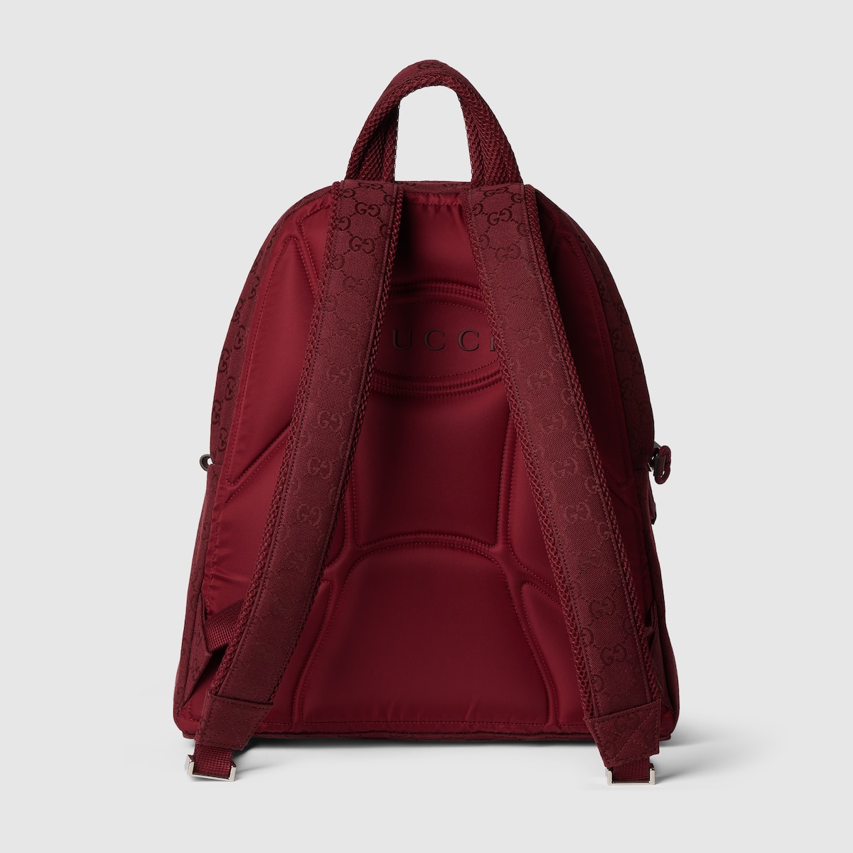 Gucci logo backpack best sale