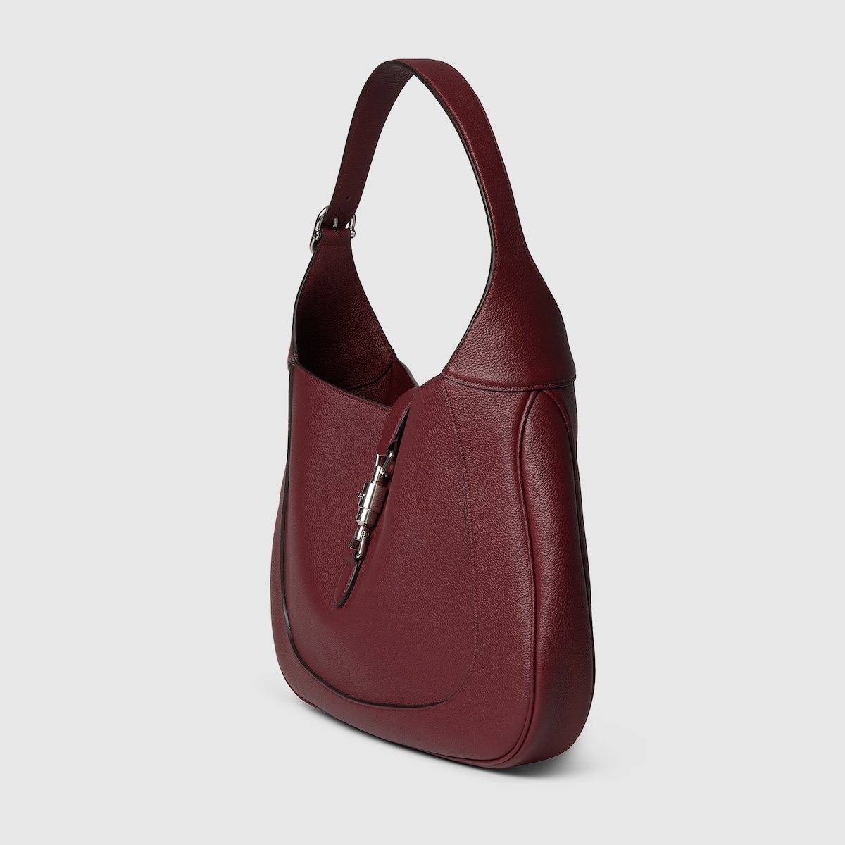 グッチ ジャッキー〕ラージ ショルダーバッグロッソ アンコーラ カラー  