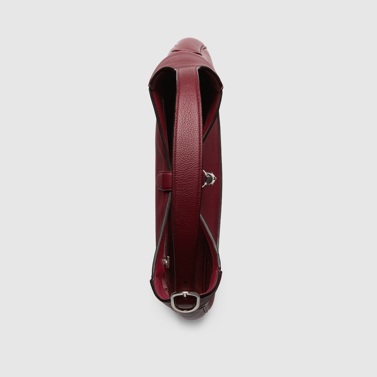 グッチ ジャッキー〕ラージ ショルダーバッグロッソ アンコーラ カラー  