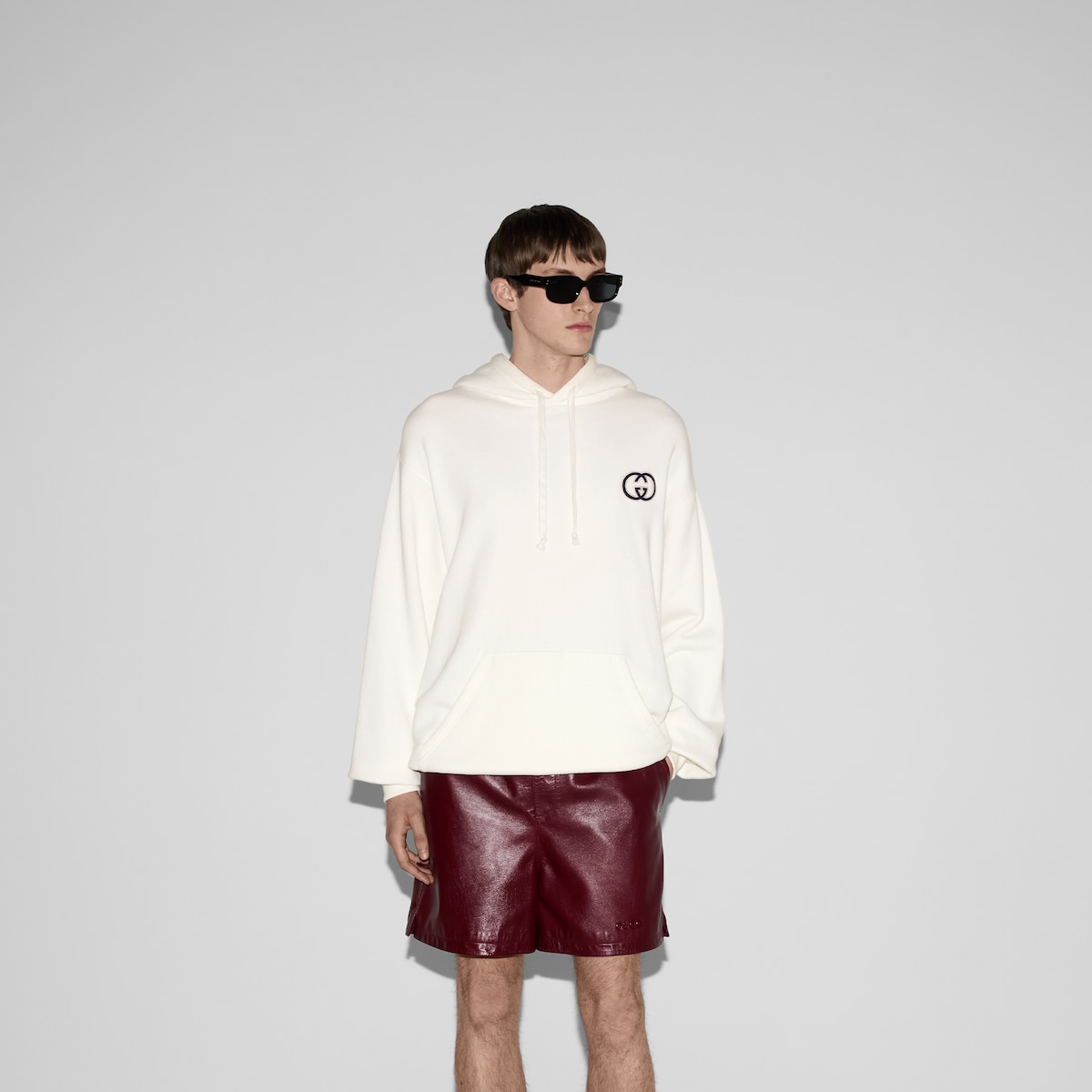 パーカー・フーディ OFF WHITE Men Hoodies OMBB118S24FLE0022809 Brown Men's Sweatshirts – POP-AIR