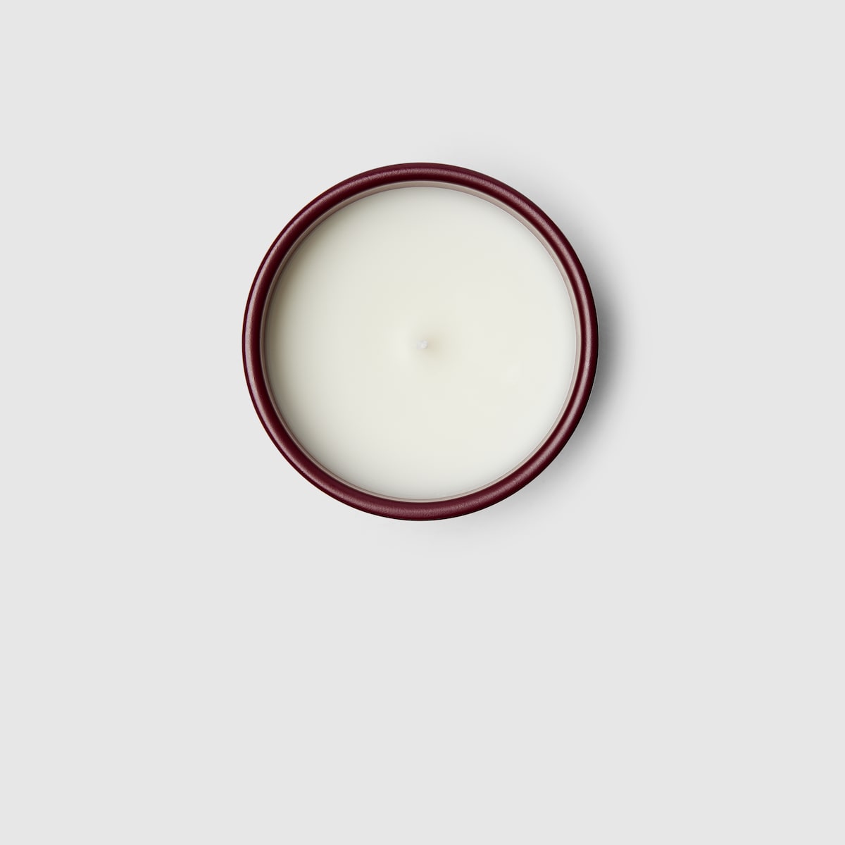 Velvet Patchouli, mini basket candle in Rosso Ancora red metal - thumbnail 3