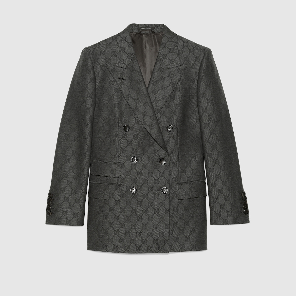 ジャケット GUCCI 'Morsetto' blazer Gucci Double-breasted Jacquard Cotton Blend Blazer with