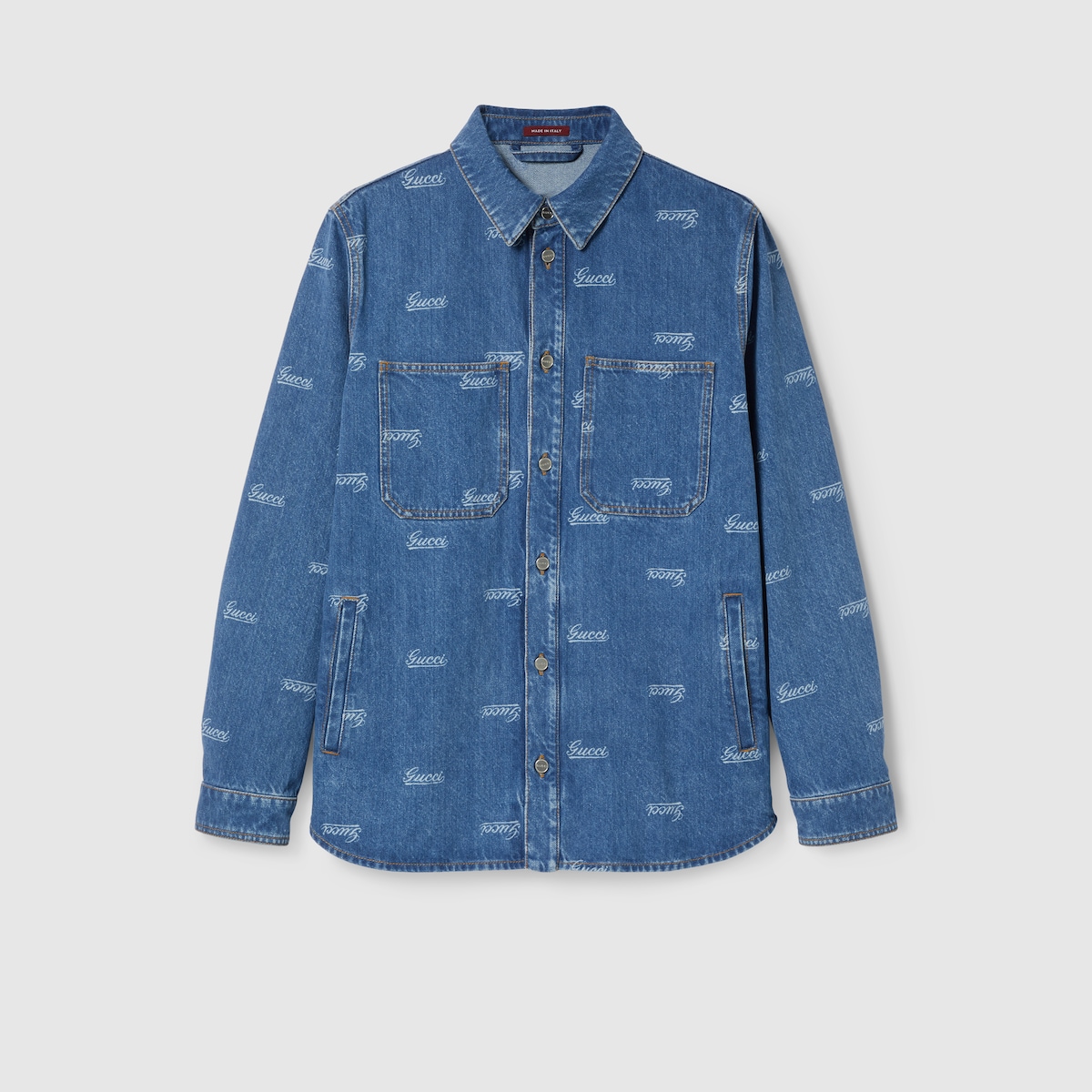 Gucci jean shirt on sale