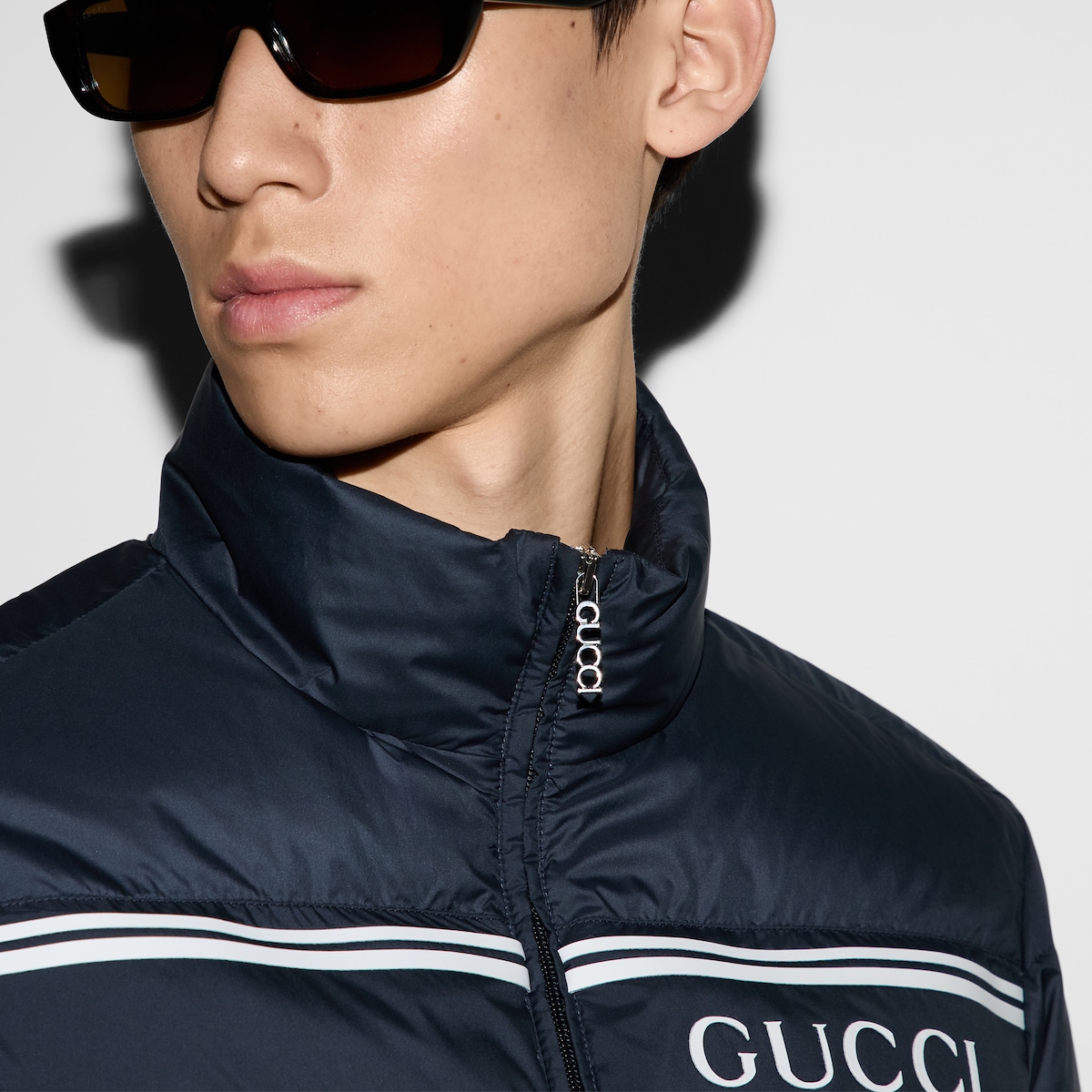 Gucci men's puffer jackets online